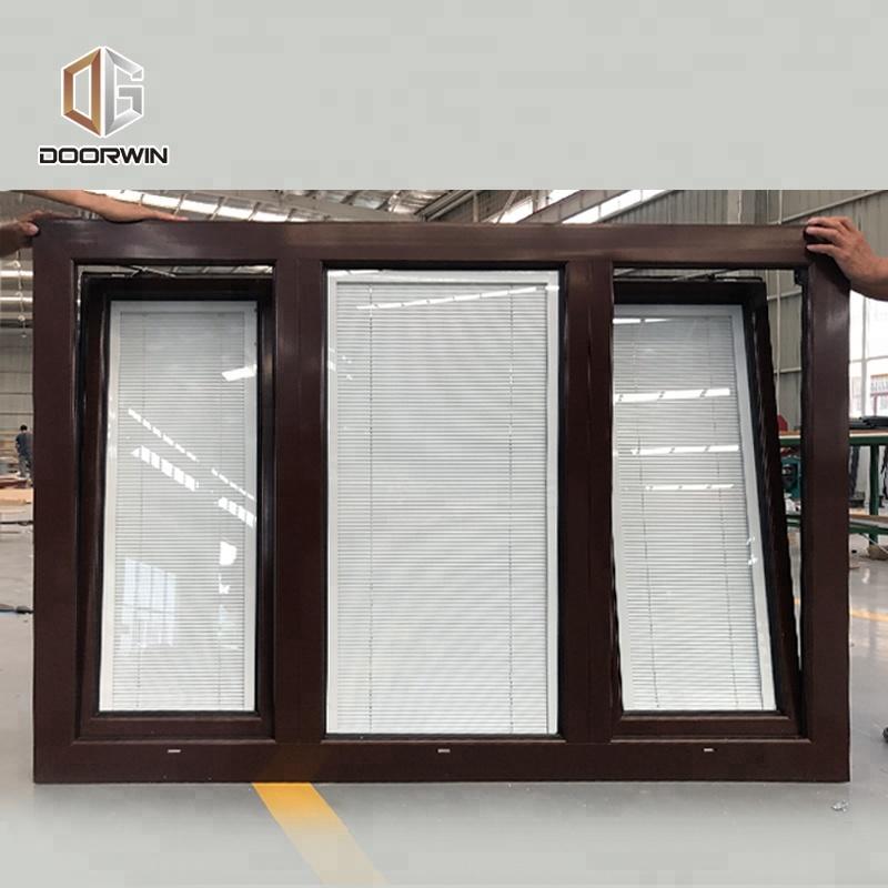 Doorwin 2021California 3 panel double glazed windows triple casement window made in China by Doorwin