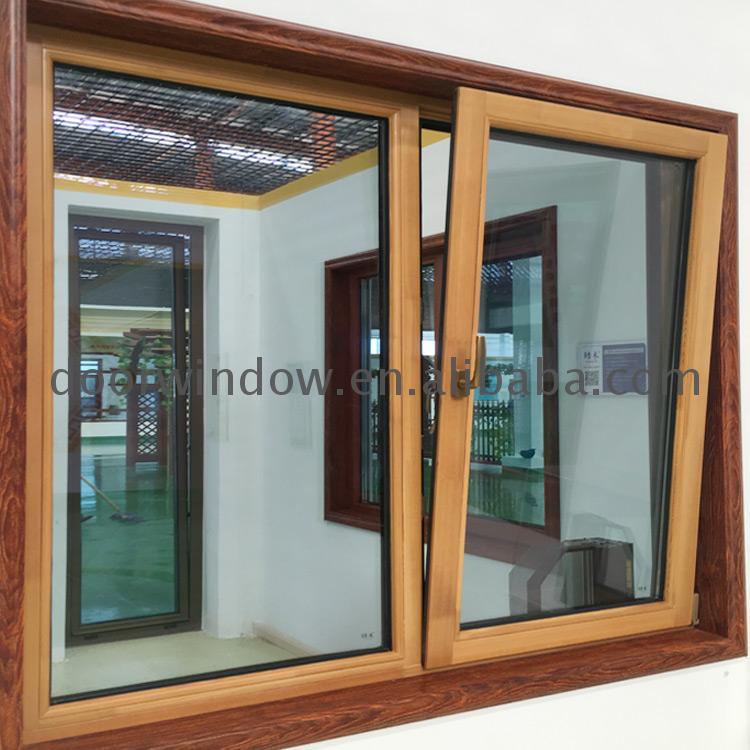 Doorwin 2021California aluminium and wood fixed windows doors