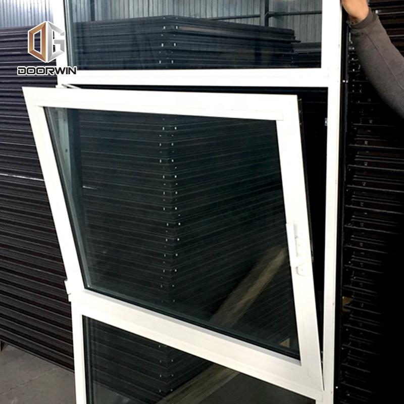 Doorwin 2021Canada project white black heat insulation aluminum window with low-e glass