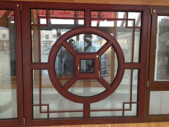Doorwin 2021Caribbean Mahogany Wood Aluminum Casement Window - China Wood Clad Alu Window, Wood Window