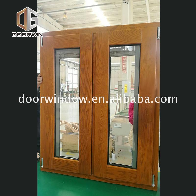 Doorwin 2021Cheap Factory Price basement window hinge atrium garden aluminum twin casement