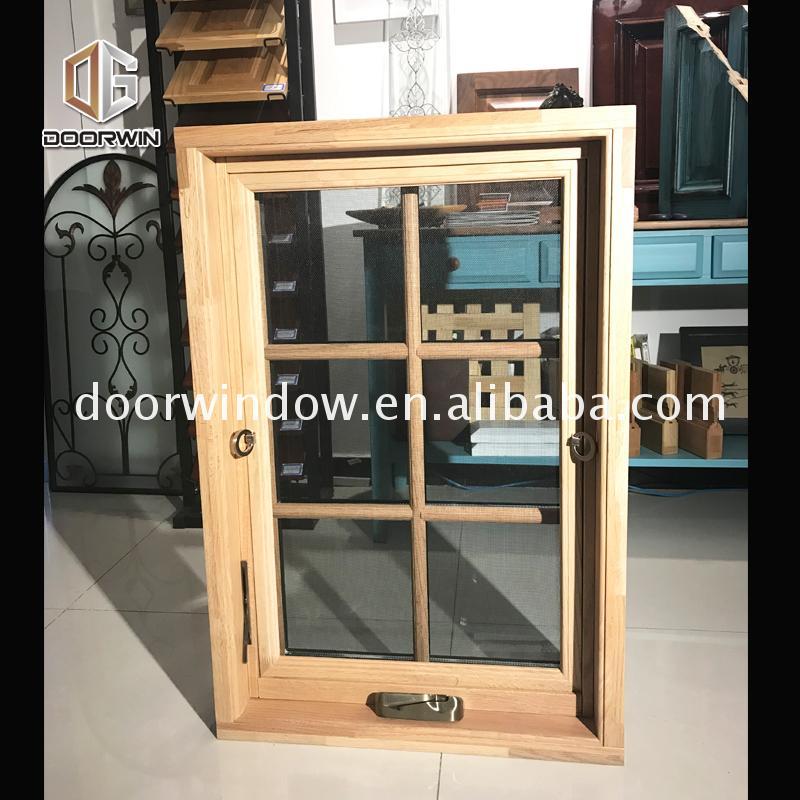 Doorwin 2021Cheap Factory Price casement wood windows american crank window