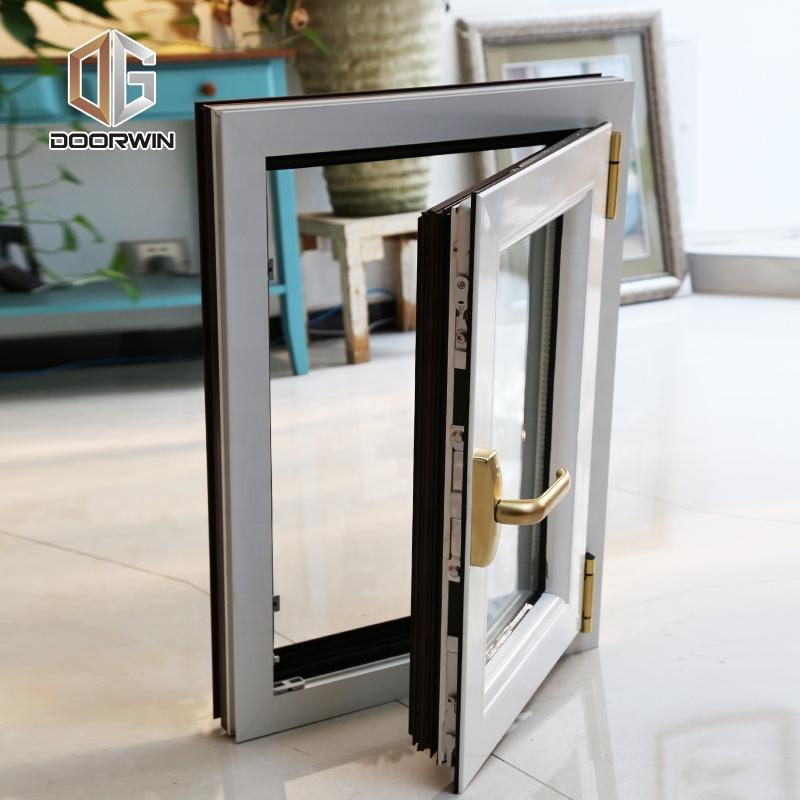 Doorwin 2021Cheap aluminium casement open window with white powder coatingby Doorwin on Alibaba