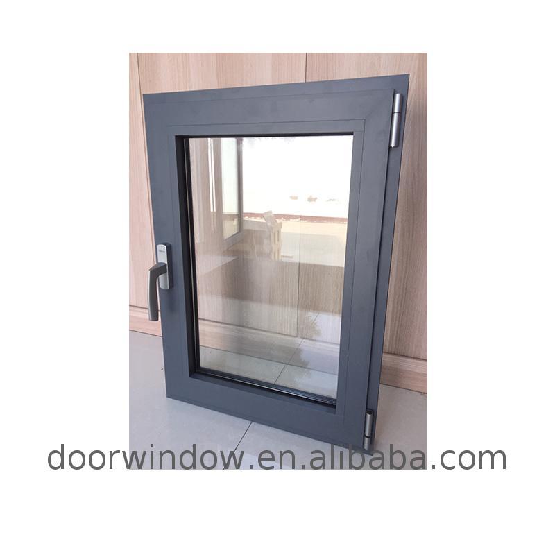 Doorwin 2021Cheap aluminum awning window black windows best sale by Doorwin