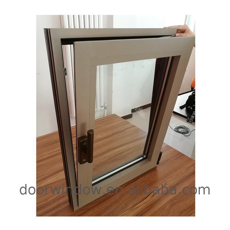 Doorwin 2021Cheap aluminum awning window black windows best sale