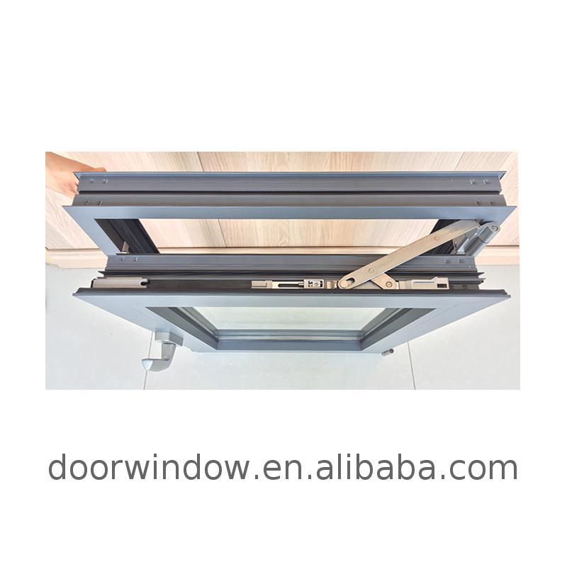 Doorwin 2021Cheap aluminum awning window black windows best sale by Doorwin