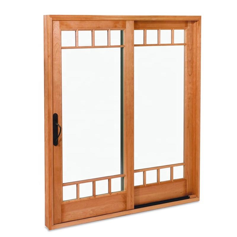 Doorwin 2021Cheap sliding doors interior wooden door grille insert glass barn door for decoration by Doorwin