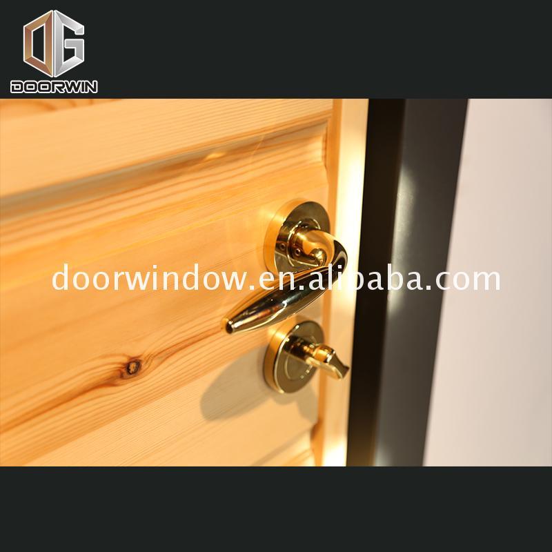Doorwin 2021Cheap wood door and window manufacturers panel wholesale french doors