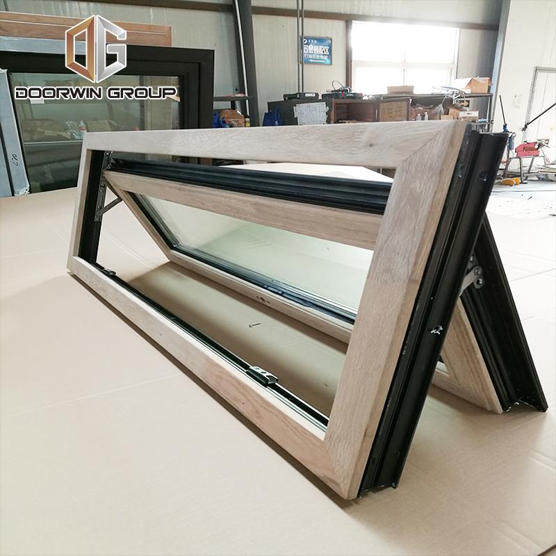 Doorwin 2021China Big Factory Good Price awning window bathroom or casement for kitchen large glass windows
