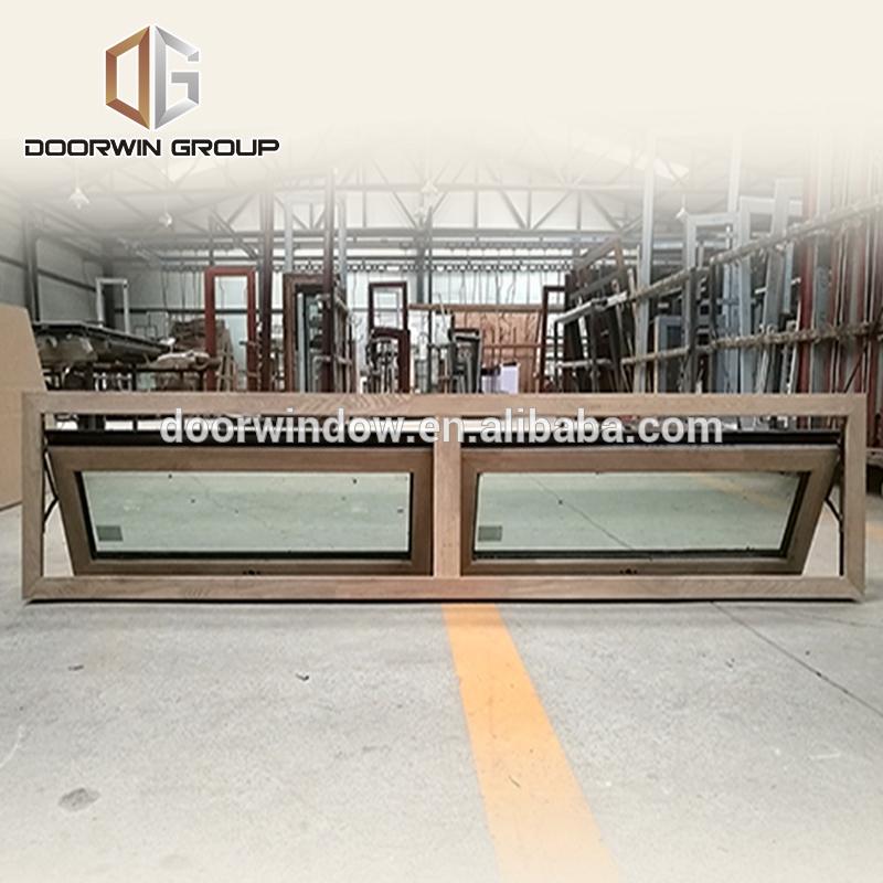 Doorwin 2021China Big Factory Good Price awning window bathroom or casement for kitchen large glass windows