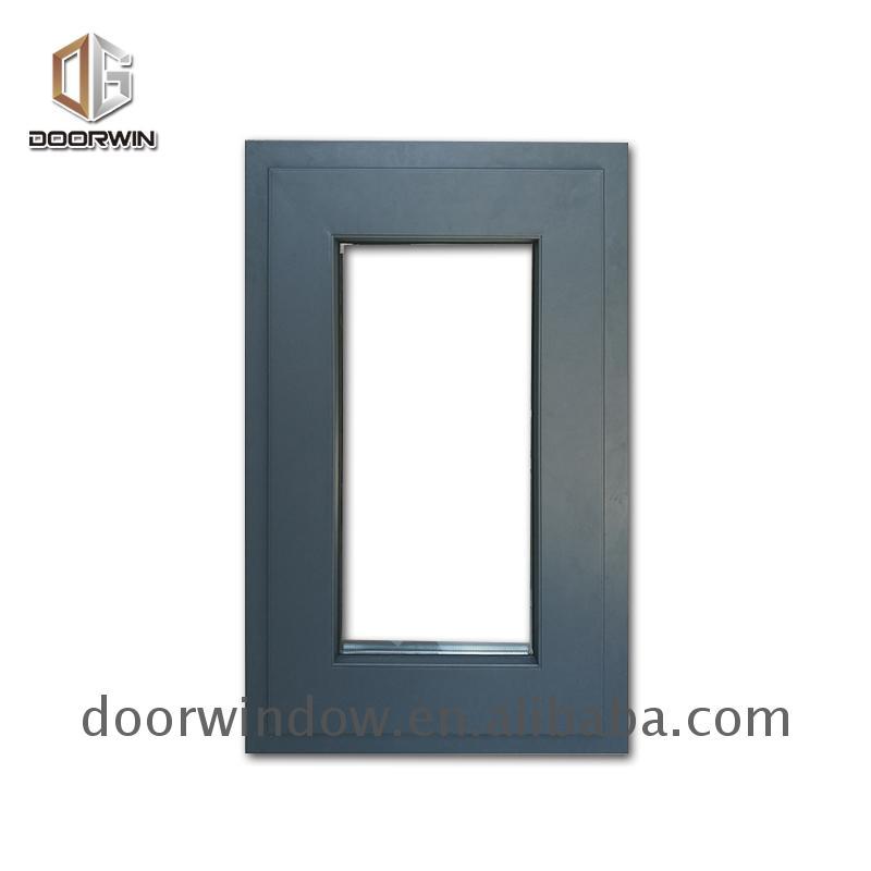 Doorwin 2021China Big Factory Good Price double glazed glass casement window doorwin egress windows