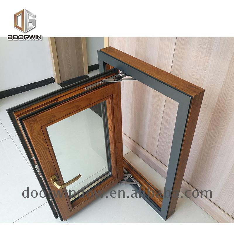 Doorwin 2021China Big Factory Good Price double glazed glass casement window doorwin egress windows