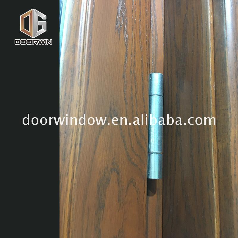 Doorwin 2021China Big Factory Good Price triple pane glass door doors toughened