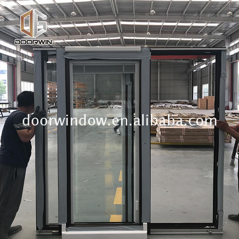 Doorwin 2021China Big Factory Good Price wholesale sliding doors white patio glass