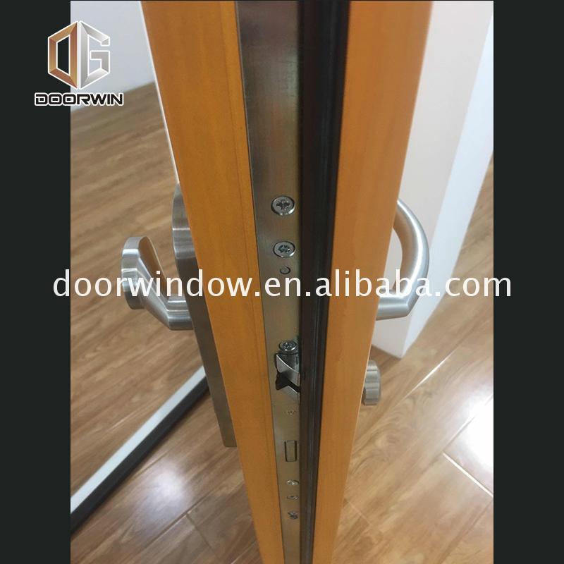 Doorwin 2021China Factory Promotion hurricane rated double entry doors house single door design front