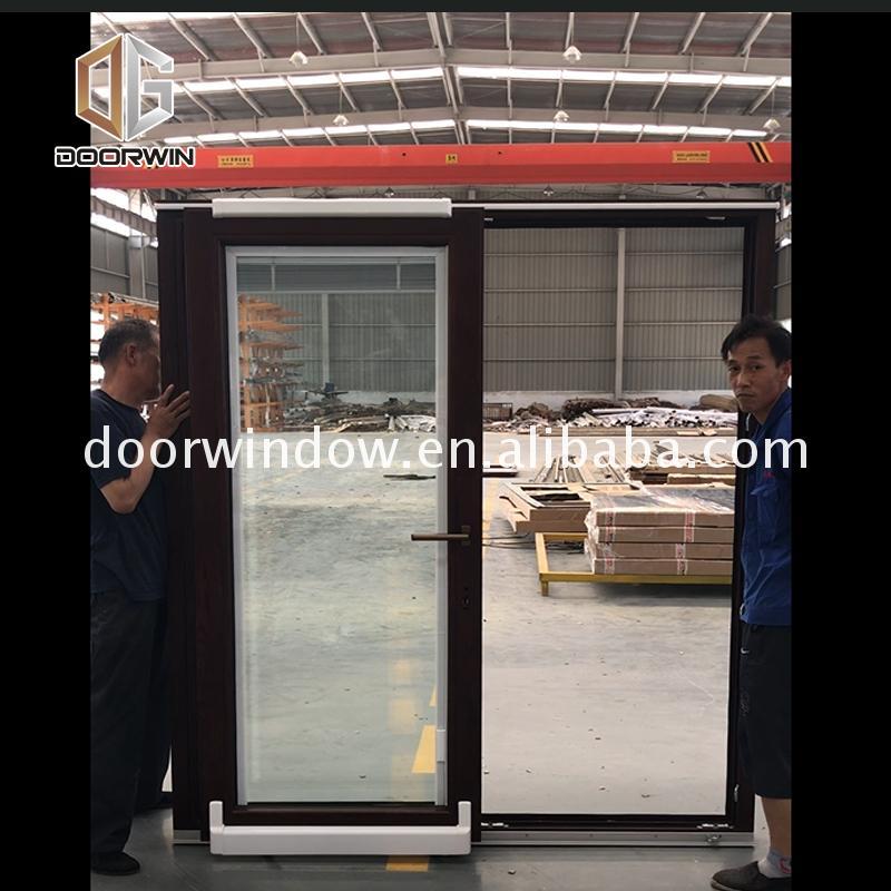 Doorwin 2021China Factory Promotion wood sliding patio doors exterior panel