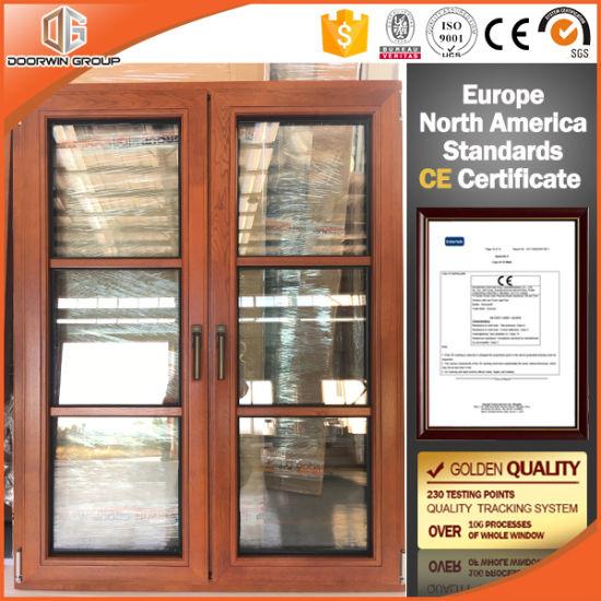 Doorwin 2021China Factory Provide Multi-Functional Oak Wood French Casement Window with Hardware - China Window, Wood Aluminum Window