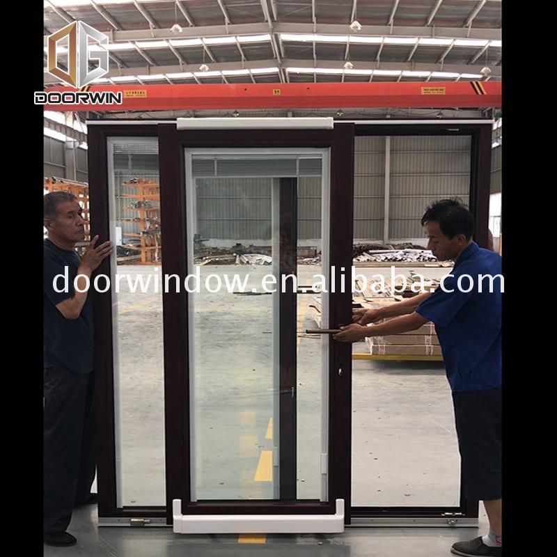 Doorwin 2021China Factory Seller white aluminium sliding patio doors where to buy can i