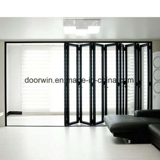 DOORWIN 2021China Made Aluminum Vertical Bi-Folding Door - China Folding Sliding Door, Italian Steel Doors