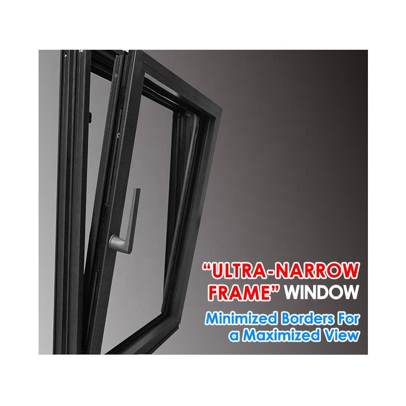 DOORWIN 2021China Manufactory aluminium anti-theft window alloy hinges windows by Doorwin