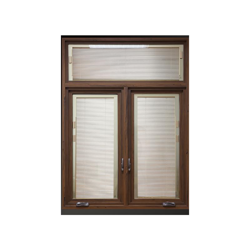 DOORWIN 2021China Manufactory aluminum clad wood windows window casement hand crank