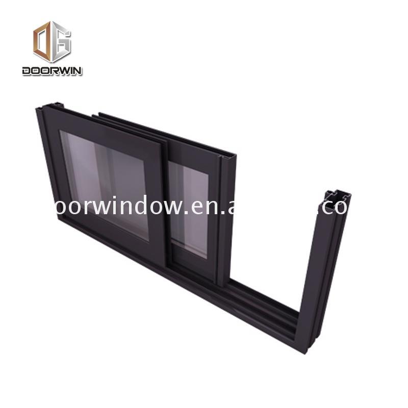 DOORWIN 2021China Manufactory picture window with bottom slider painting powder coated windows open sliding outside