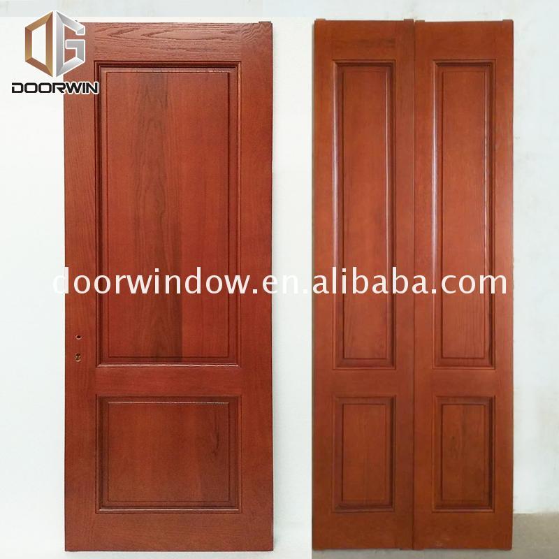 Doorwin 2021China factory supplied top quality soundproof front door sound proof apartment solid wood doors for sale