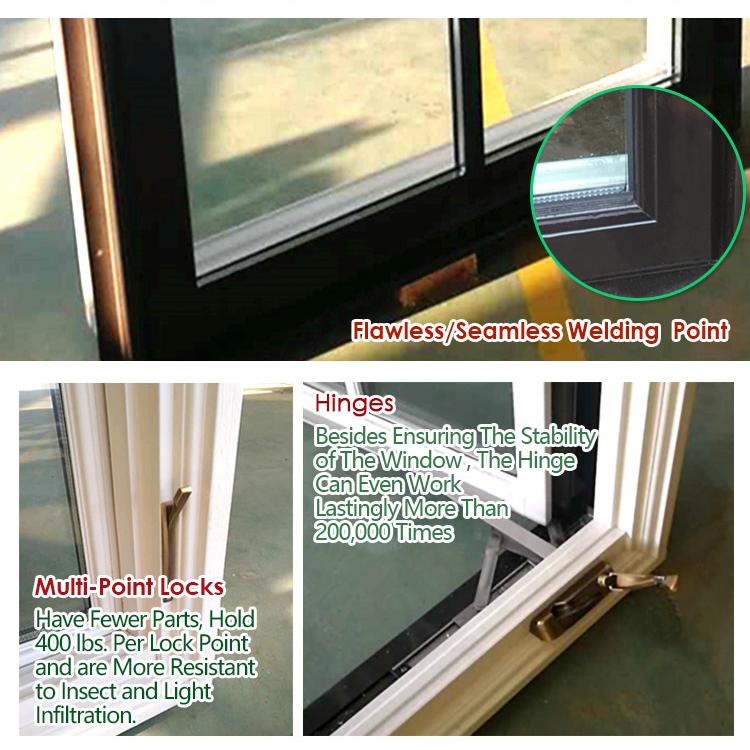 Doorwin 2021China factory supplied top quality white sash windows or black window frames casement