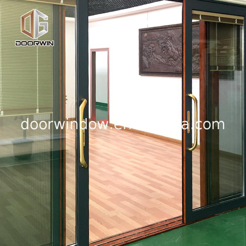 DOORWIN 2021China manufacturer doorwin 100 series sliding door runners for doors knob