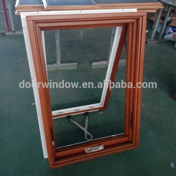 DOORWIN 2021China manufacturer frosted awning window frameless aluminium windows florida