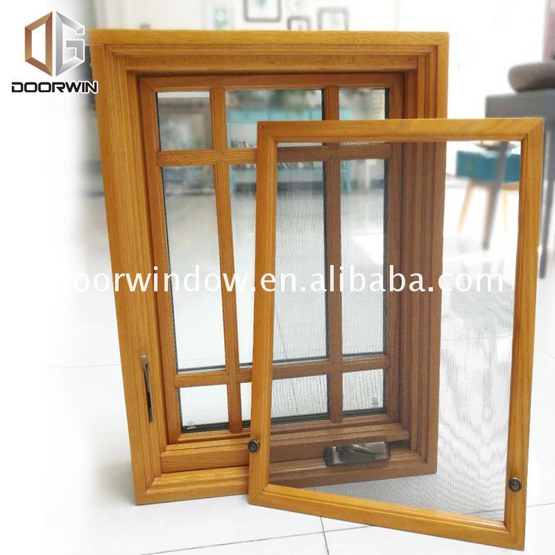 DOORWIN 2021China manufacturer horizontal window grill design home casement windows hinge