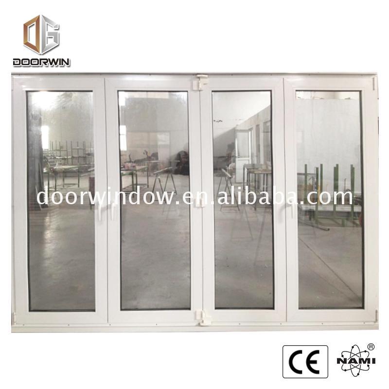 DOORWIN 2021China manufacturer white aluminium patio doors bi fold what is a door