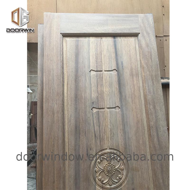 DOORWIN 2021China single panel oak internal doors raised interior