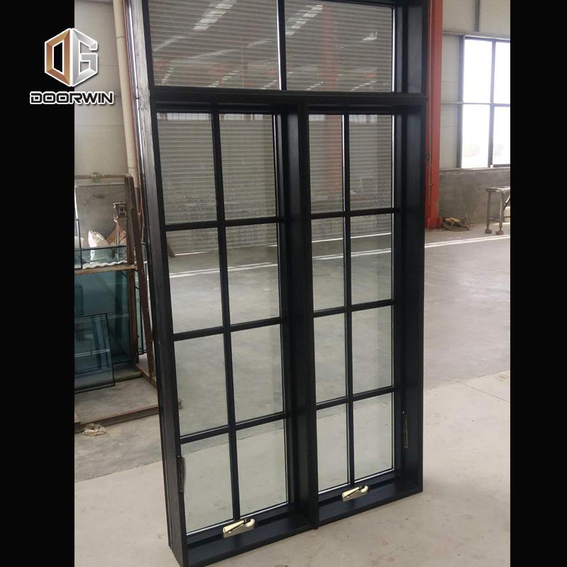 DOORWIN 2021Chinese Factory Hot Sale black aluminum windows american crank window casement Competitive Price