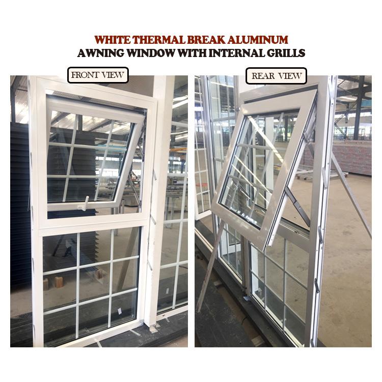 DOORWIN 2021Chinese Factory Hot Sale white window united states aluminum windows thermal break