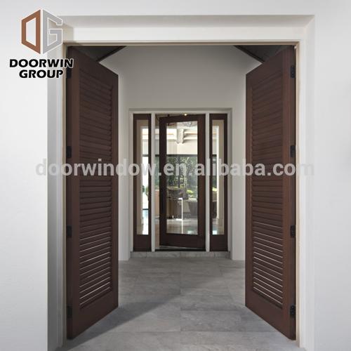 DOORWIN 2021Classical wood door model interior door,panel bathroom sliding louvered doorsby Doorwin