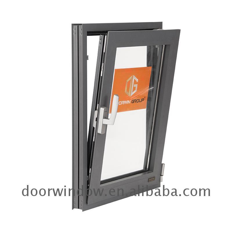 DOORWIN 2021Competitive float clear glass swing window fixed with european