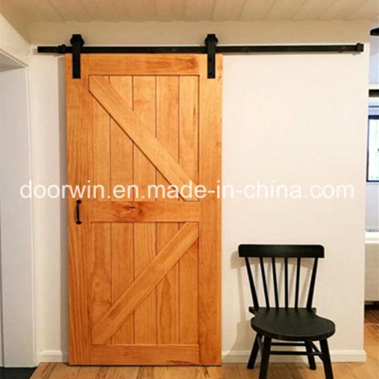 Doorwin 2021Custom-Made Solid Wood Interior Doors Room Door Designs Photo Sliding Barn Door to Sale - China Oak Wood Door, Interior Door