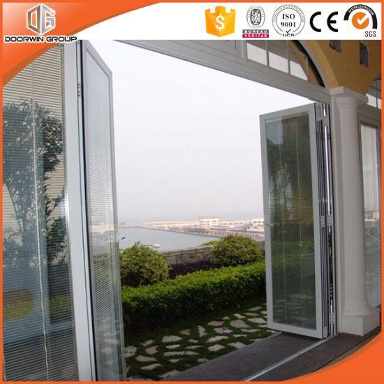 DOORWIN 2021Double Glazed Thermal Break Aluminium Bifold Doors for Europe Villa - China Aluminum Bifold Door, Aluminumbifolding Door