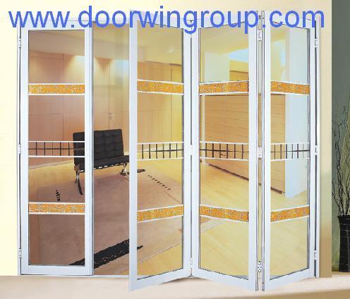 DOORWIN 2021Double Glazed Thermal Break Aluminum Bifold Doors for America Villa - China Aluminum/Wood Bifold Door, Aluminum/Wood Bifolding Door