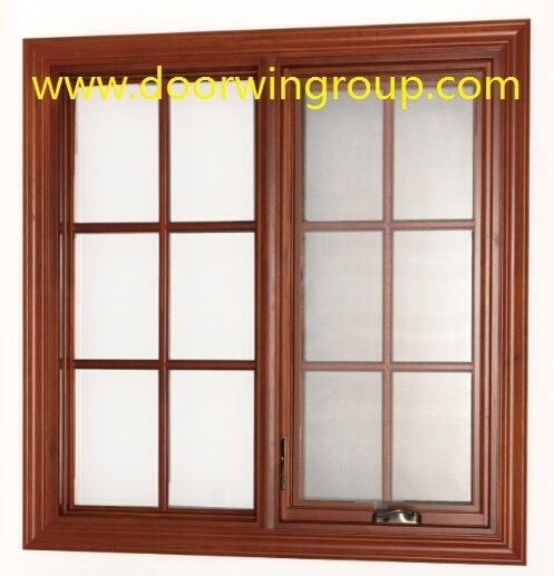 Doorwin 2021Double Glazing Aluminum Wood Windows, American Casement Style Solid Wood Aluminum Casement Windows - China Aluminum Window, Wood Window