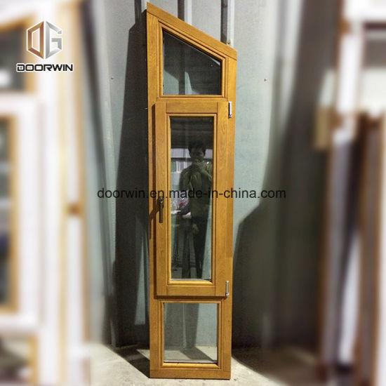 DOORWIN 2021Double Tempered Glass Trapezoid Window, Specialty Aluminum Window for Villa by China Trustworthy Supplier - China Wood Window, Window