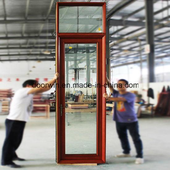DOORWIN 2021Double/Triple Glazing Tempered Glass French Hinged Door, Imported Solid Timber Aluminium French Door - China Wood Clad Alu Door, Alu Clad Wood Glass Door