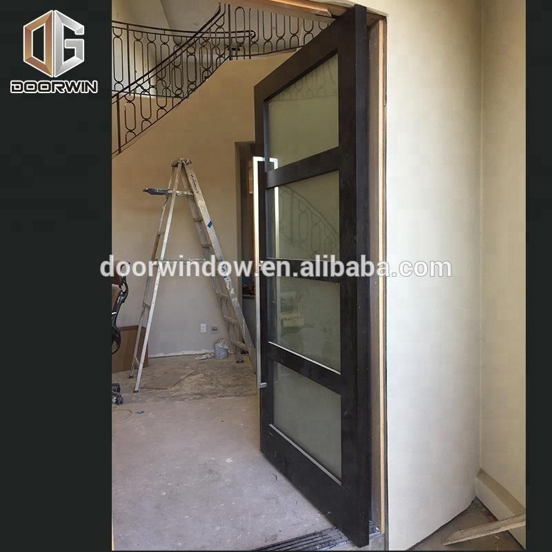 DOORWIN 2021Double glazed tempered glass casement door commercial aluminium casement door frame priceby Doorwin on Alibaba