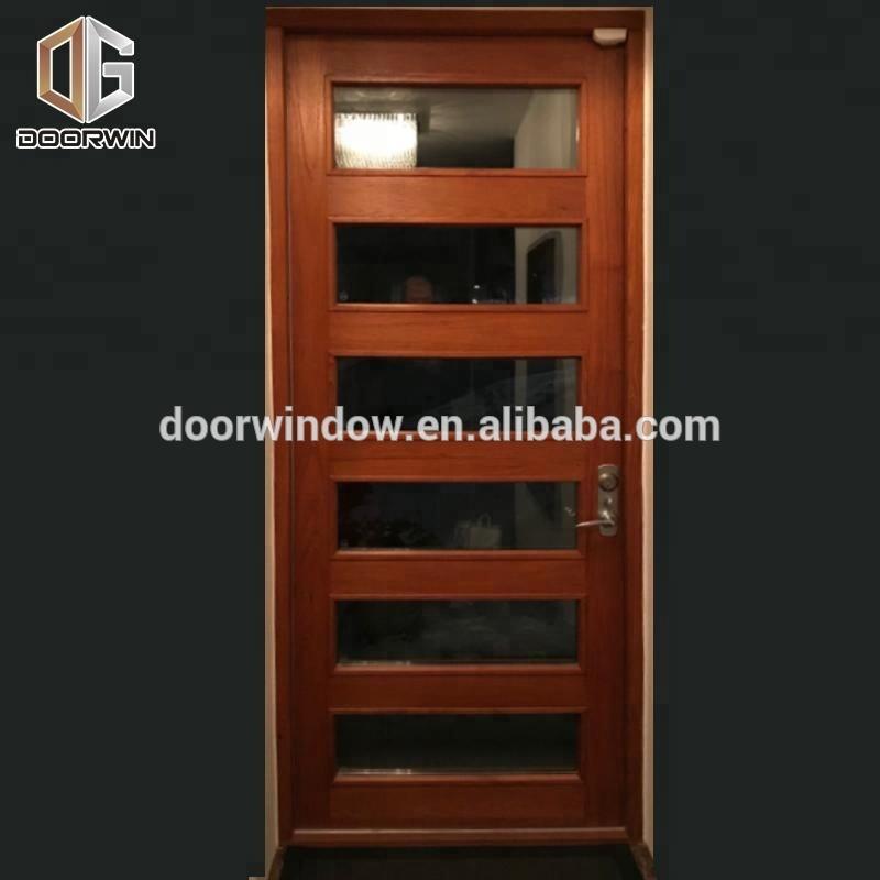 DOORWIN 2021Double glazed tempered glass casement door commercial aluminium casement door frame priceby Doorwin on Alibaba