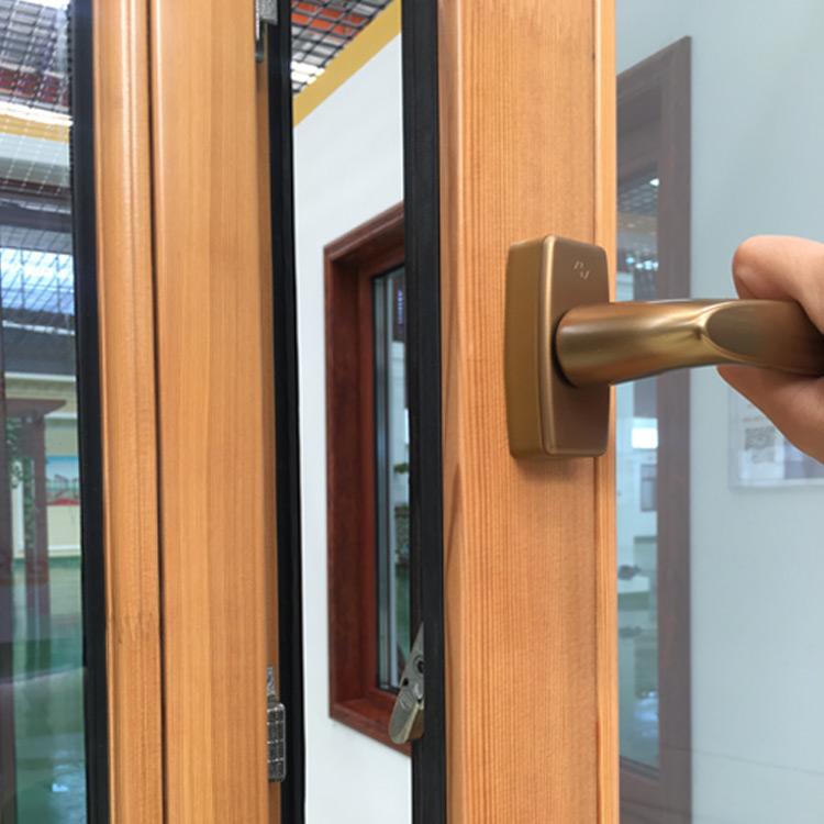 DOORWIN 2021Easy Cleaning Dual Pane Tilt Turn Window Come With Wood Cladding Metal by Doorwin