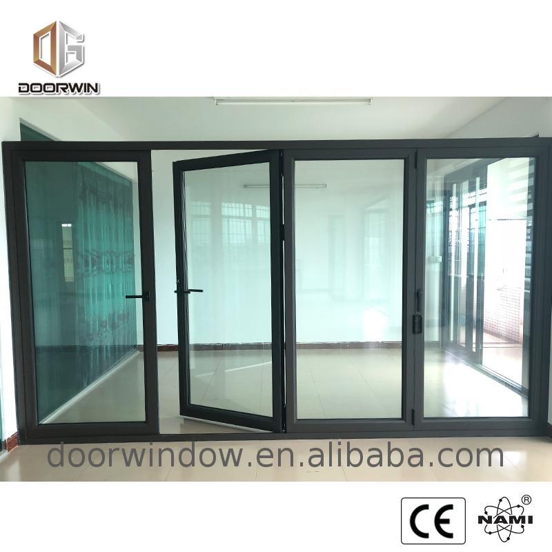 DOORWIN 2021Energy saving america standard aluminium bi-fold windows double glazed folding patio doors