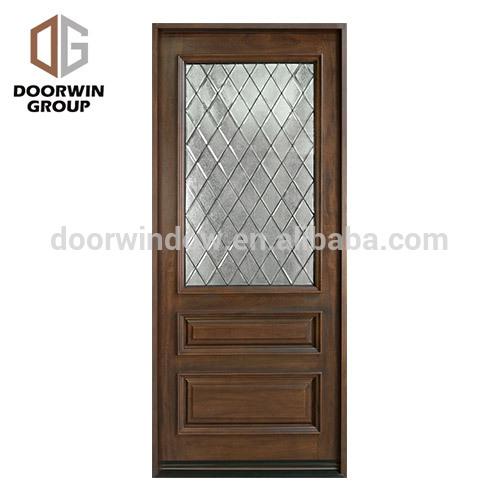 DOORWIN 2021European Country Style Wholesale Swing Interior Door with side lite and transom by Doorwin