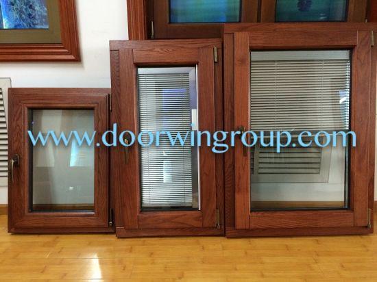 Doorwin 2021European Quality Solid Wood Aluminum Window and Wood Grain Finish Aluminum Windows - China Wood Window, Aluminum Window
