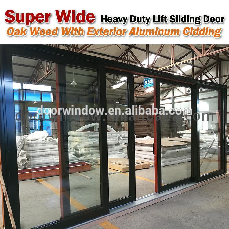 DOORWIN 2021European Standards Super Wide Heavy Duty 4 panel sliding patio doors 3-track door by Doorwin on Alibaba